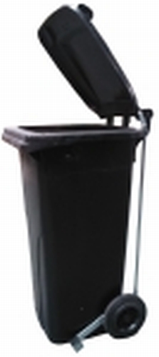 Cubo basura 80 l. negro con pedal - Imagen 2