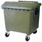 Cubo basura 1.000 l. verde
