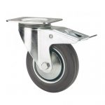 ALEX RUEDAS TW0035 GIRAT.FRENO 100MM GOMA 70 KG