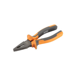ALICATE UNIVERSAL MANGO BIMATERIAL 200 MM ALYCO ORANGE