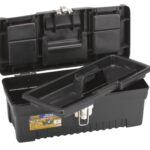 CAJA PLÁSTICO CON BANDEJA 355X180X140 MM