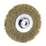 CEPILLO METÁLICO ACERO INOX. CIRCULAR ONDULADO 115MM