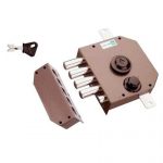 MOTTURA CERRADURA CS63012I GOLPE Y LLAVE IZQUIERDA 3 PUNTOS