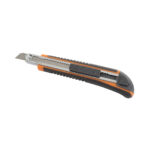 CUTTER CUCHILLA FRAGMENTABLE 9 MM CON GUÍA METALICA ALYCO- ALYCO ORANGE