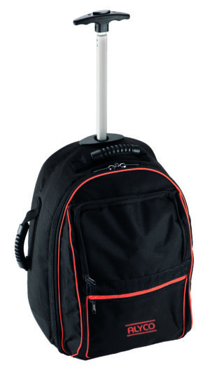 MOCHILA DE NYLON C/RUEDAS ALYCO ORANGE