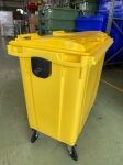 Cubo basura 1.000 l. amarillo