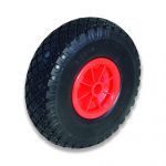 RUEDA COMPLETA CARRETILLA S/3,50-8 C/EJES