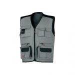 ISSA CHALECO 8746 STRETCH GRIS-NEGRE XXL
