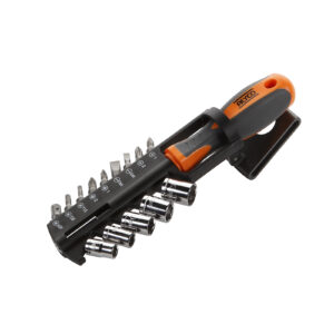 JGO. 15PZS ADAPTADOR+VASOS+PUNTAS ALYCO ORANGE