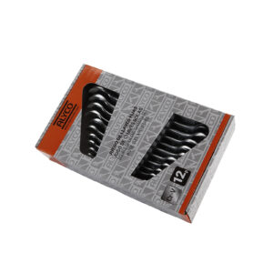 JUEGO DE LLAVES FIJAS, CAJA DE CARTON ALYCO ORANGE