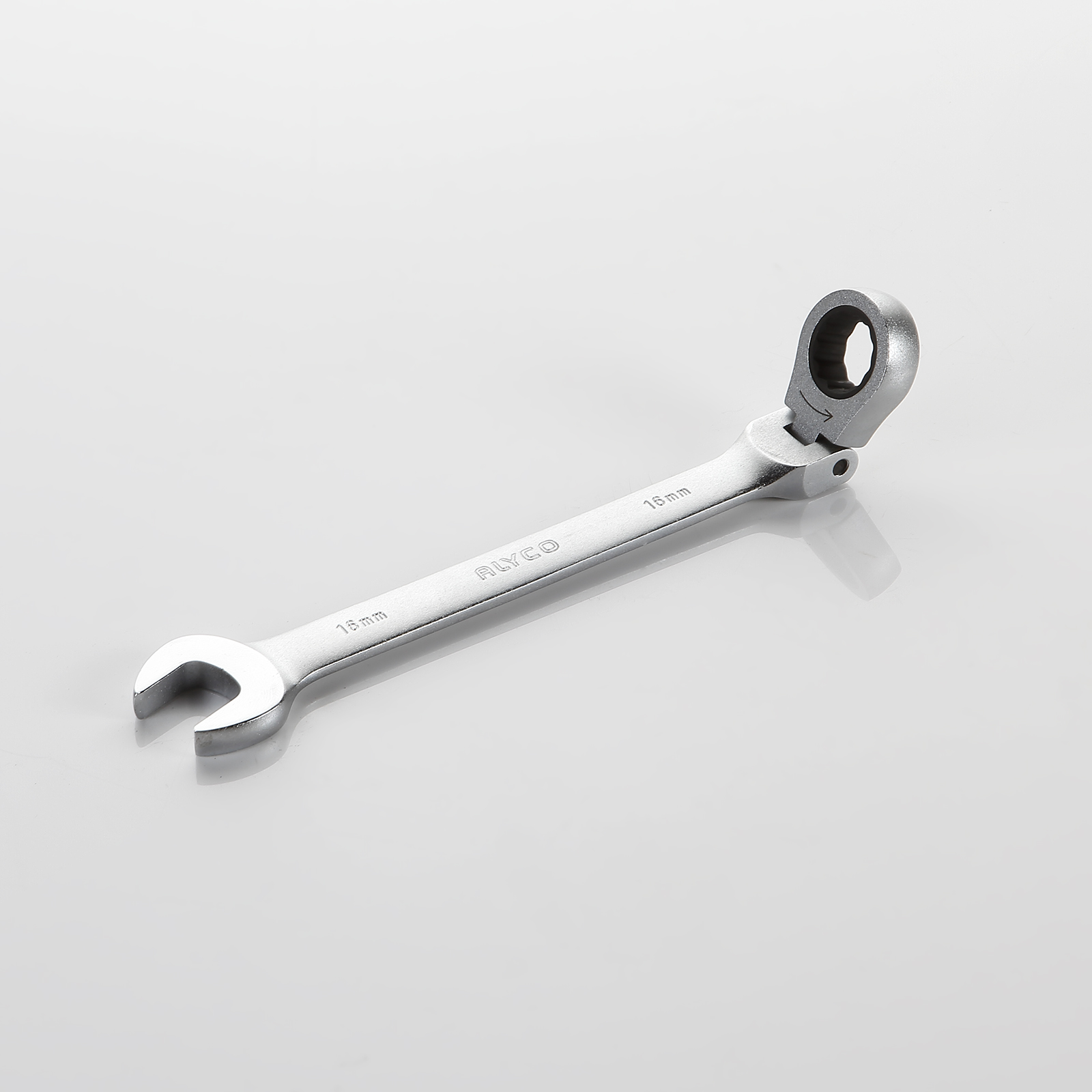 LLAVE COMBINADA CON CARRACA 16 MM FLEXIBLE ALYCO - Imagen 3